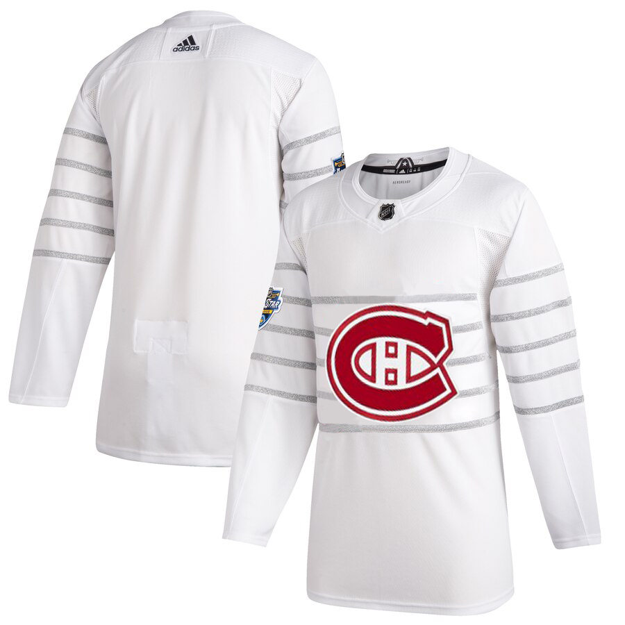 Men Montreal Canadiens Adidas White 2020 NHL All Star Game Authentic Jersey